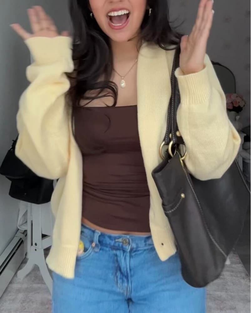 Yellow Cardigan - Image 4
