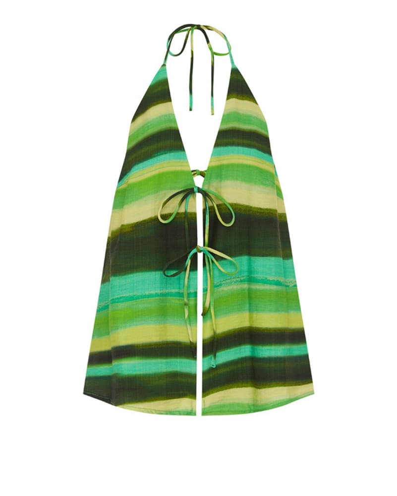 Vibrant Green Striped set - Image 4