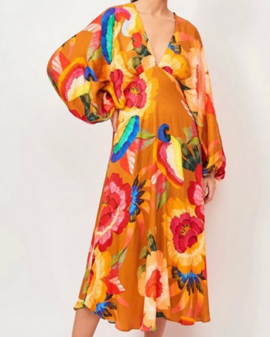 Farm Rio floral Dress - Image 5