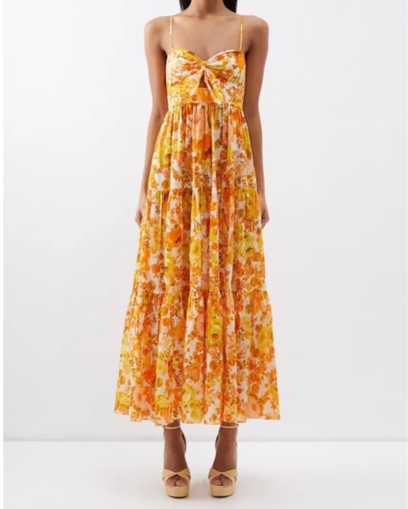Zimermann Vibrant Floral Maxi Dress - Image 1