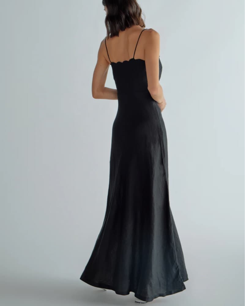 Summer Away Black Linen Maxi - Image 3