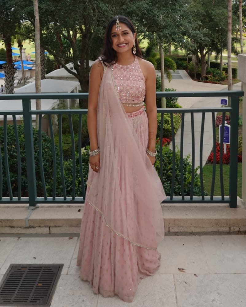 Modern halter Top lengha  - Image 1
