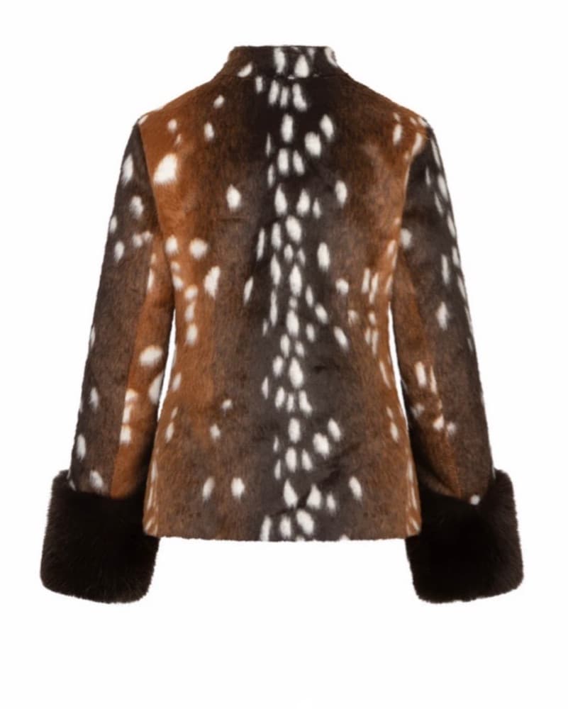 Carelli Bambi Deer Print Jacket - Image 6
