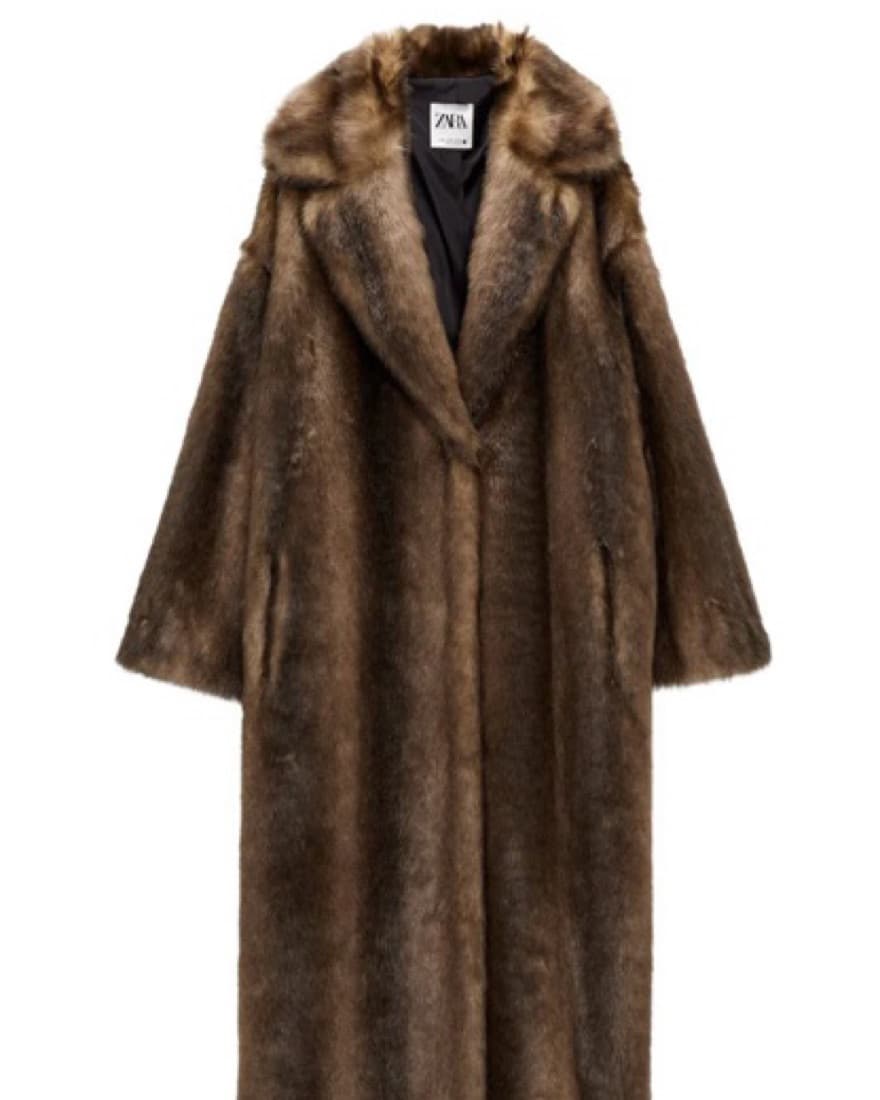Zara Fur Coat - Image 2