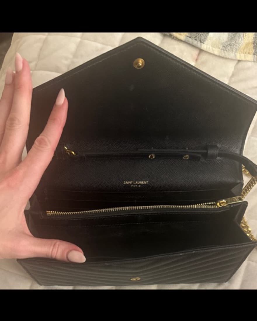 Large YSL Chain Wallet Purse  - Image 4
