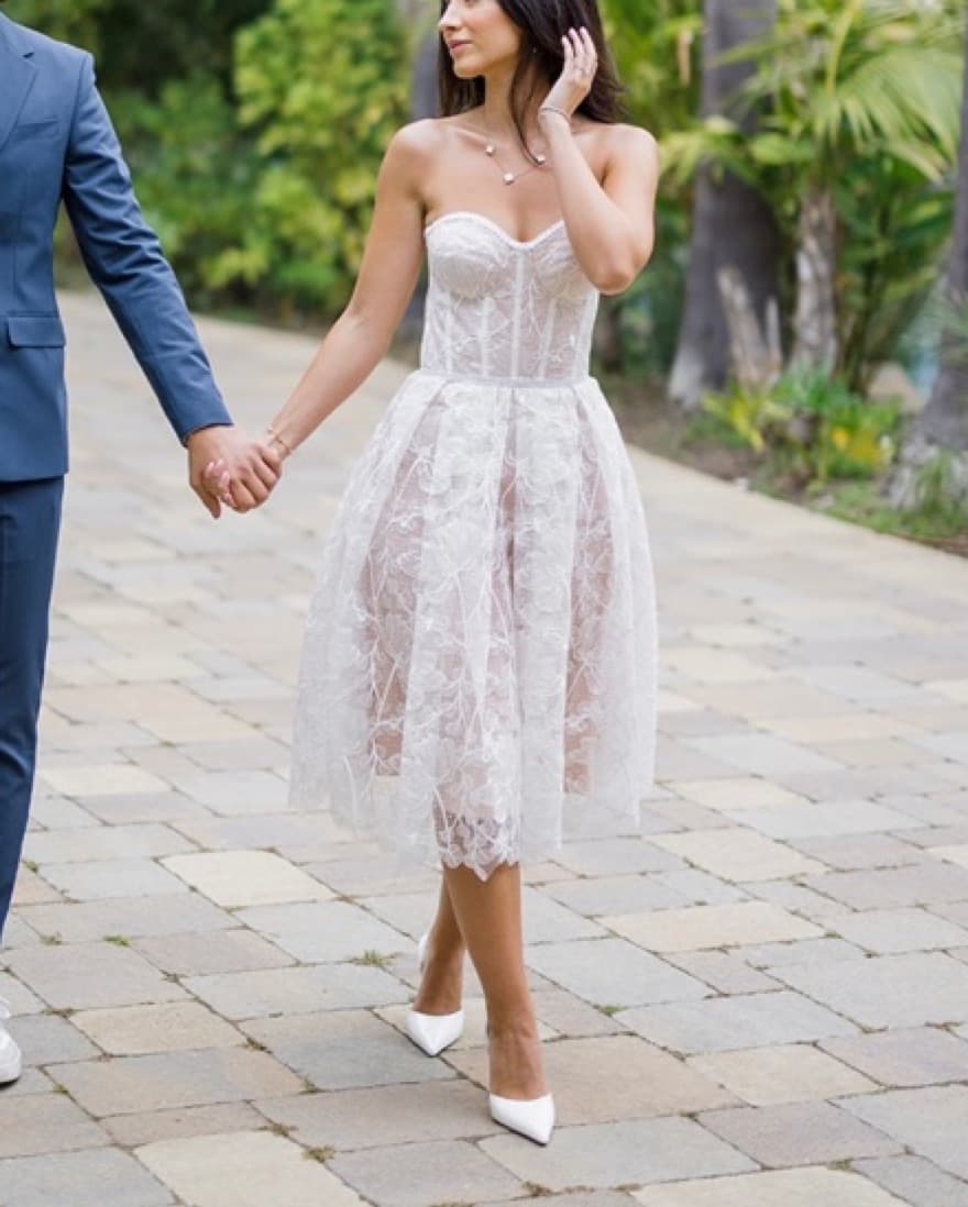 White Midi Dress  - Image 5