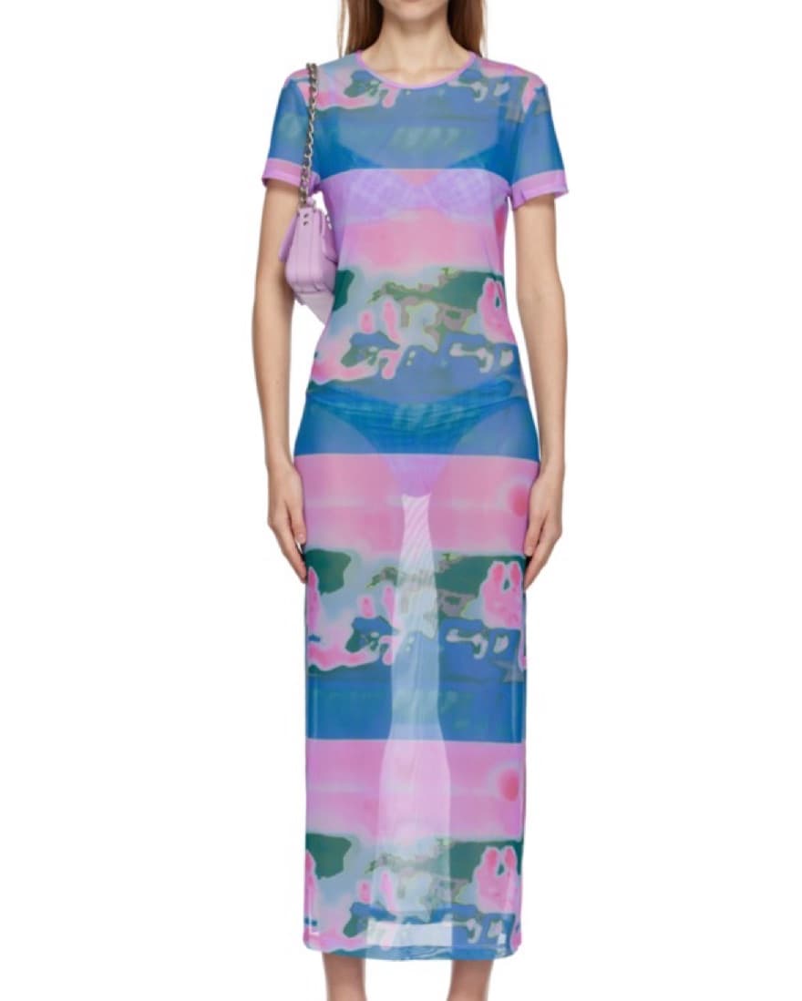 Miaou Multicolor Billie Midi Dress - Image 1