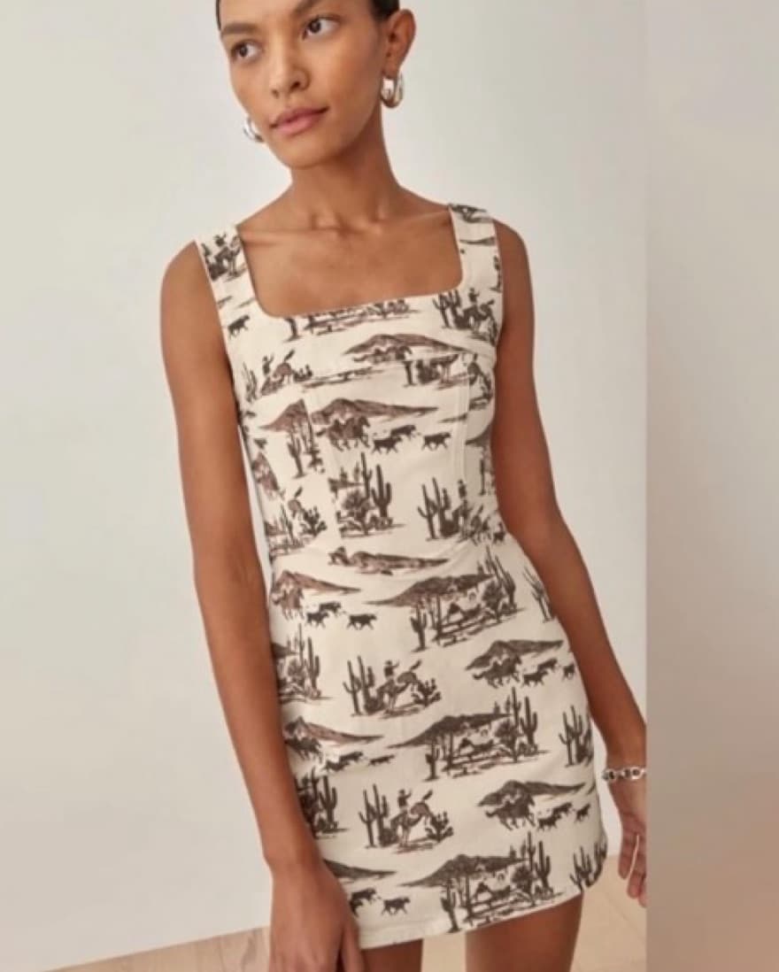 Reformation Davies Desert Sand Western - Image 2