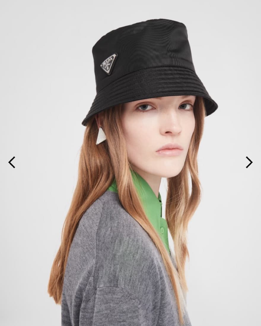 Prada Re-Nylon Bucket Hat Black - Image 2