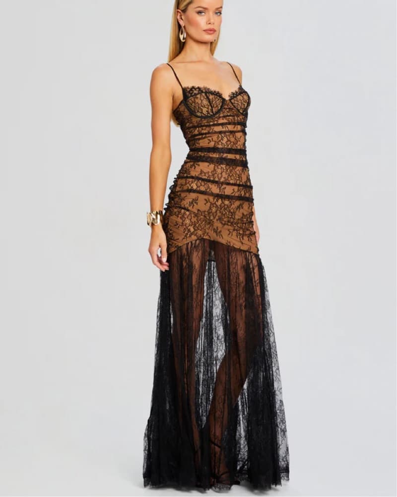 Retrofete Lace Gown - Image 3