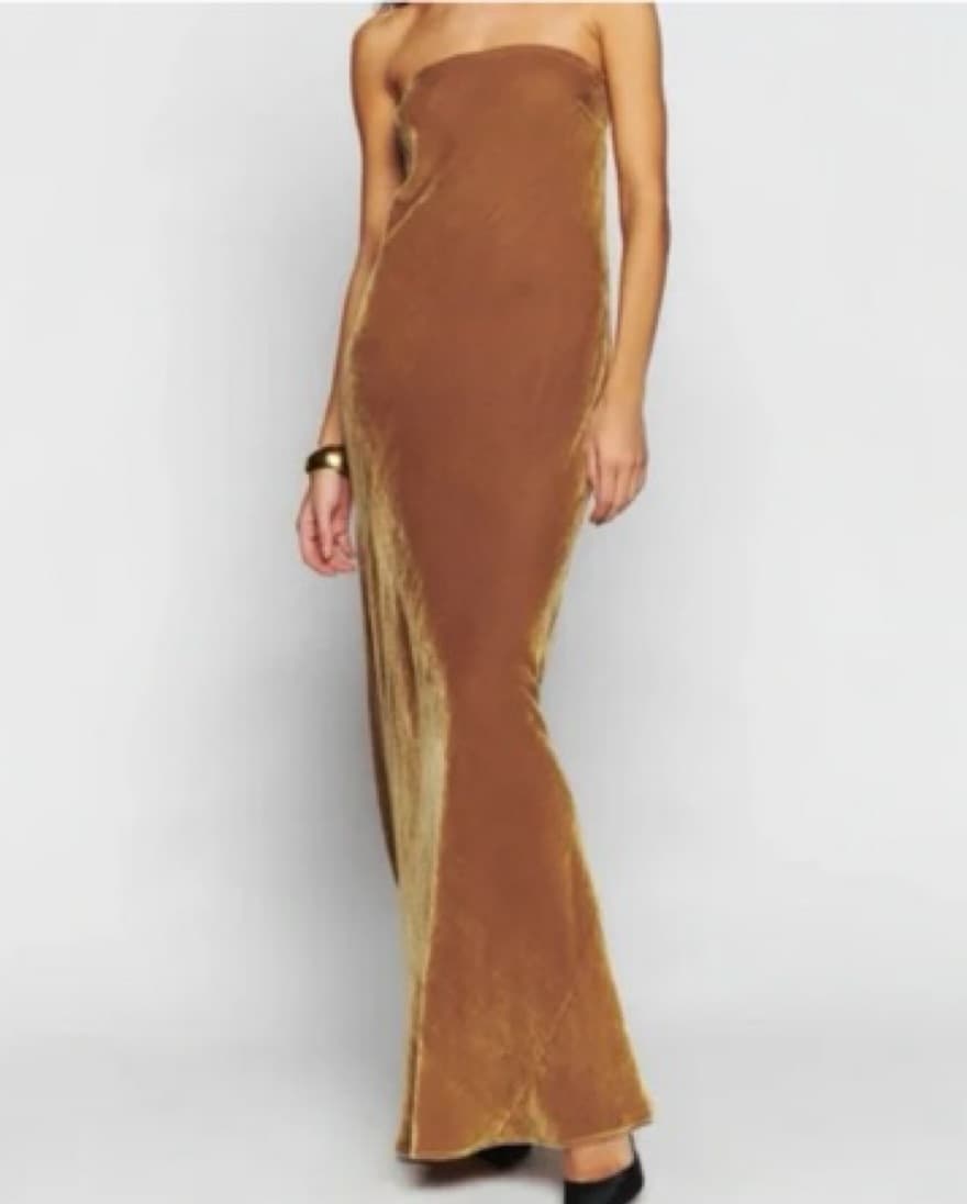 Reformation Sylvania Velvet Dress - Image 1