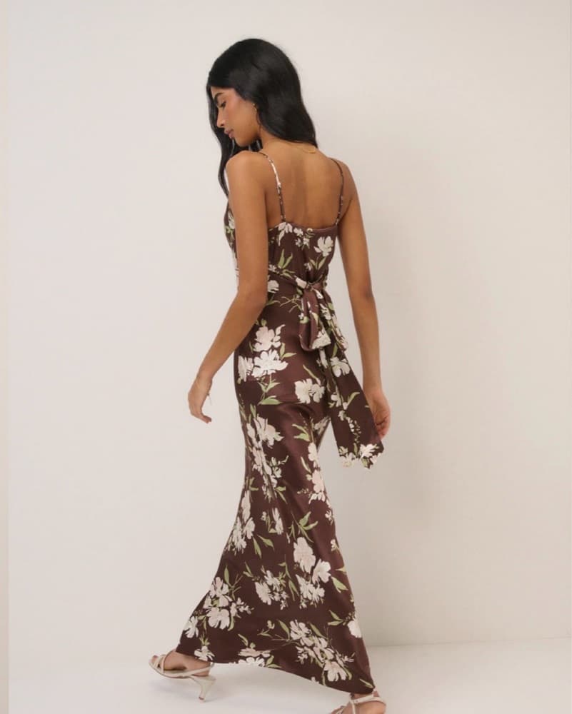 Nobody’s Child Brown floral Dress  - Image 3