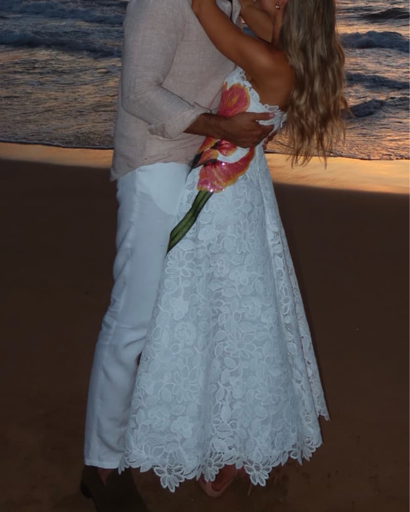 Costarellos Mariela Floral-Appliqude - Image 3