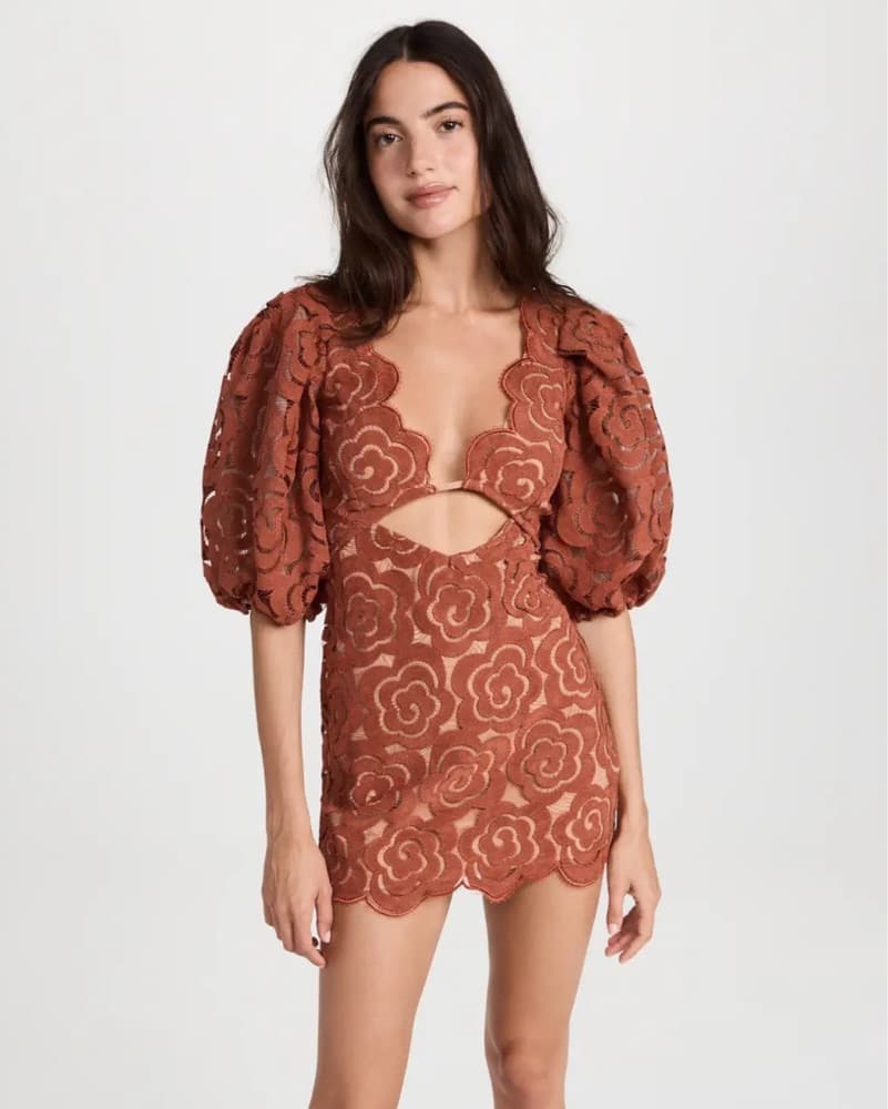 For Love & Lemons Letitia Mini Dress - Image 1
