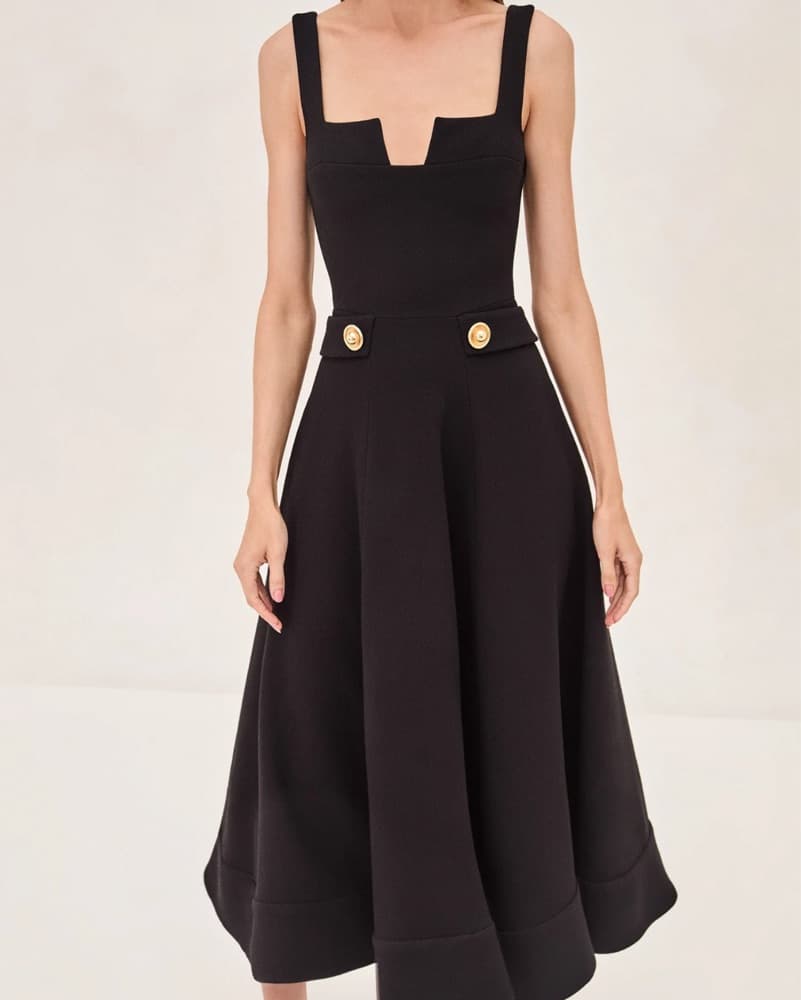 Alexis Fiore Dress In Black - Image 2