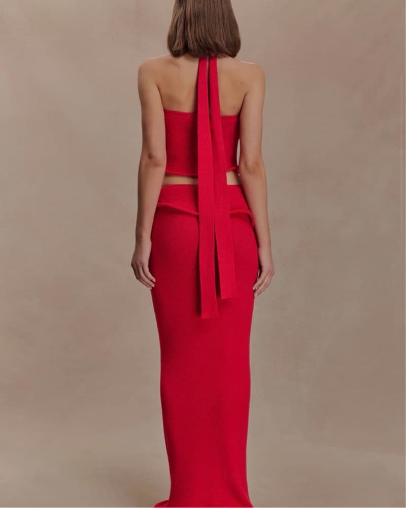 Meshki Samira Halter Knit 2 Piece Set  - Image 2