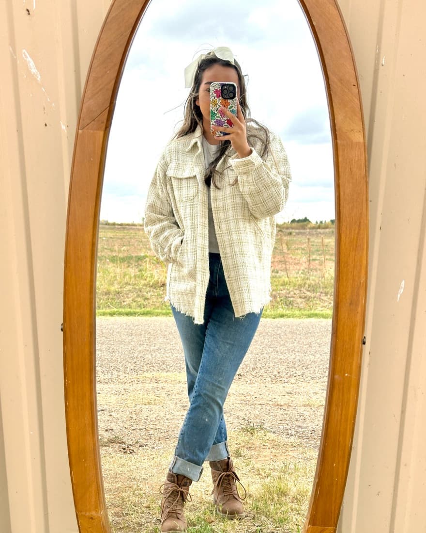 Sparkly Tweed Coat - Image 1