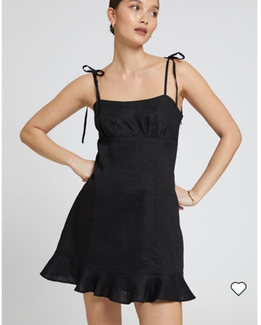& Other Stories Black Linen Dress - Image 1
