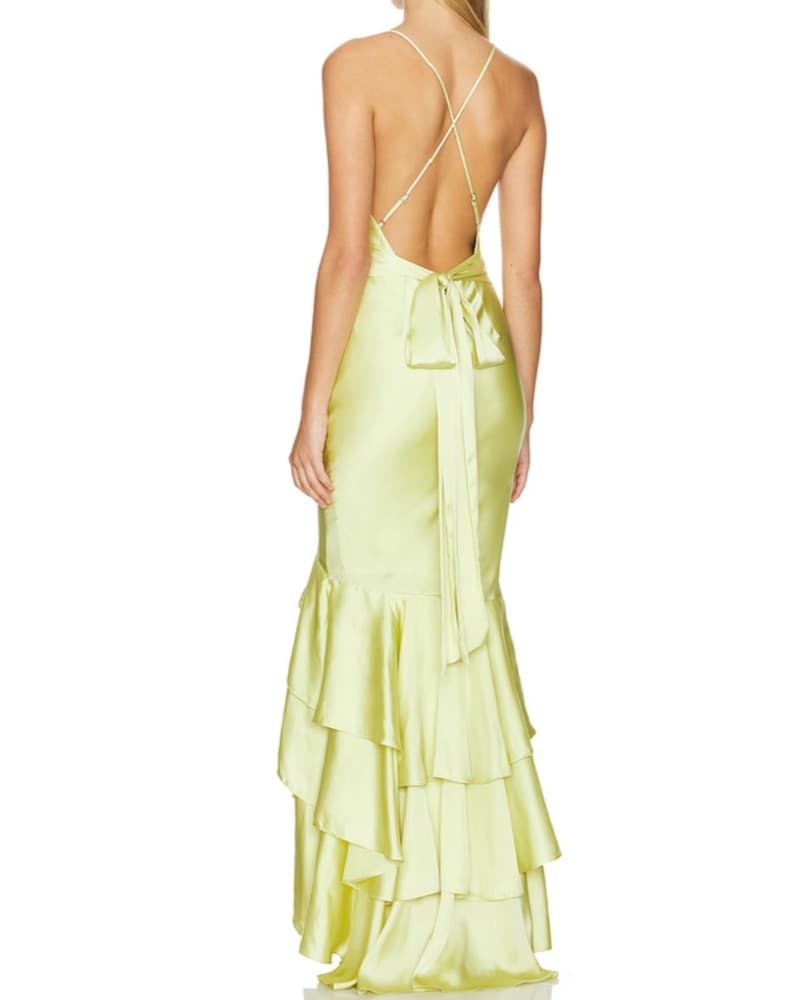 Lovers and Friends Melon Green Cleo gown - Image 2