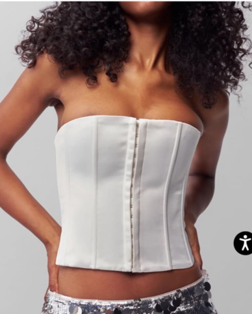White Daniel Guizo Corset - Image 1