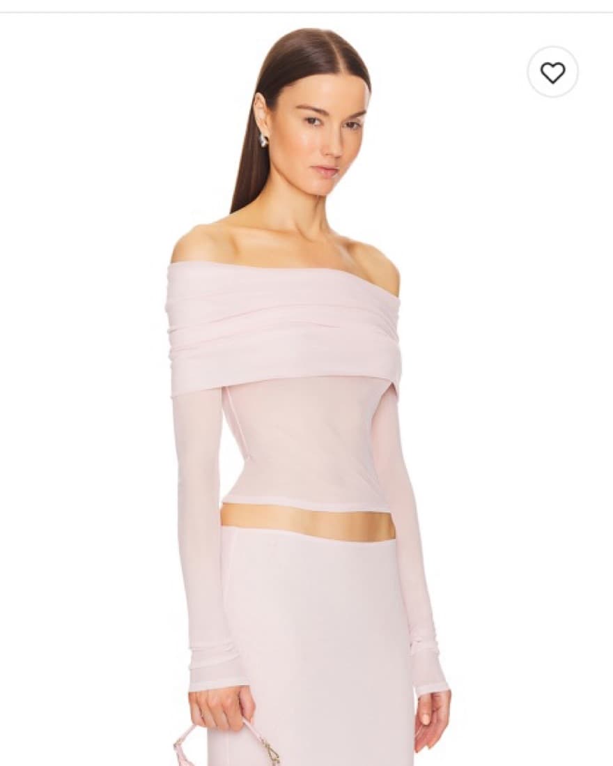 Helsa Ballet Pink Top - Image 2