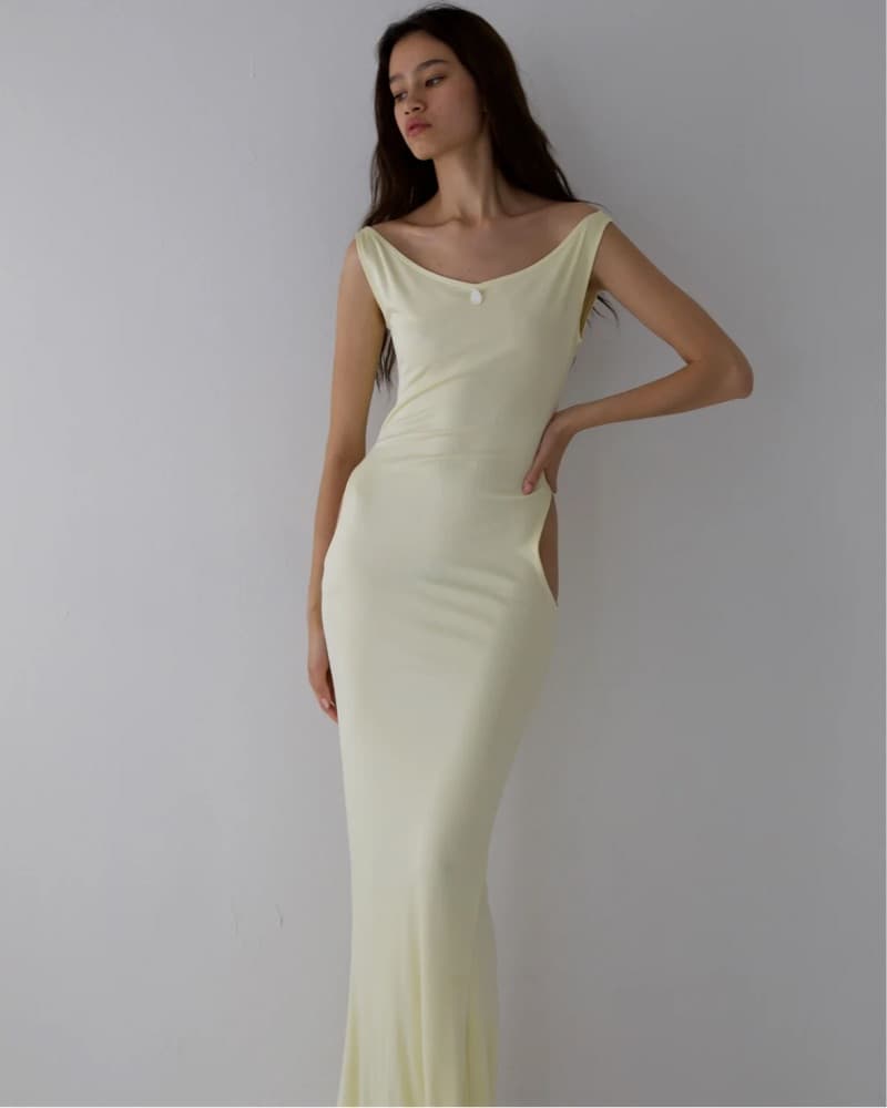 BUCI NYC Heron Dress Butter S - Image 1