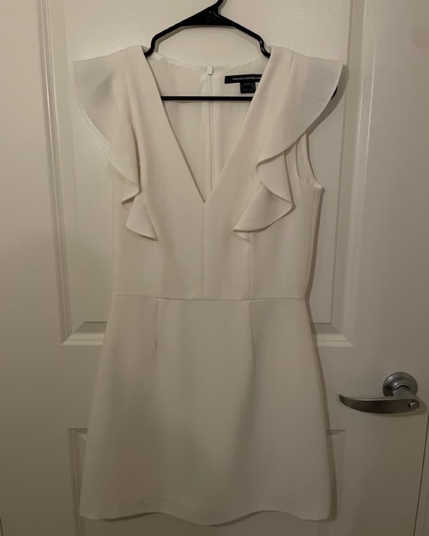 White Mini Dress - Image 3
