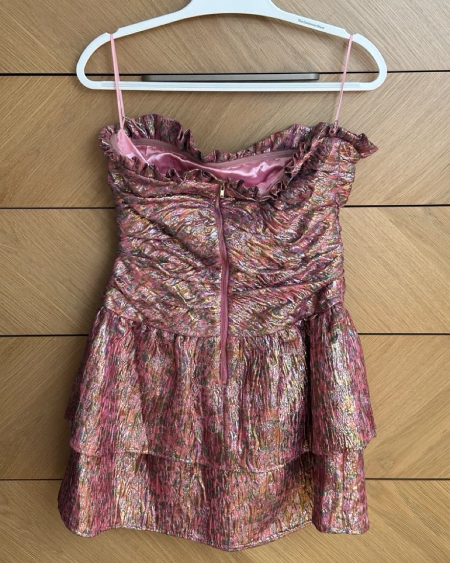  LoveShackFancy Acelin Metallic Dress - Image 2