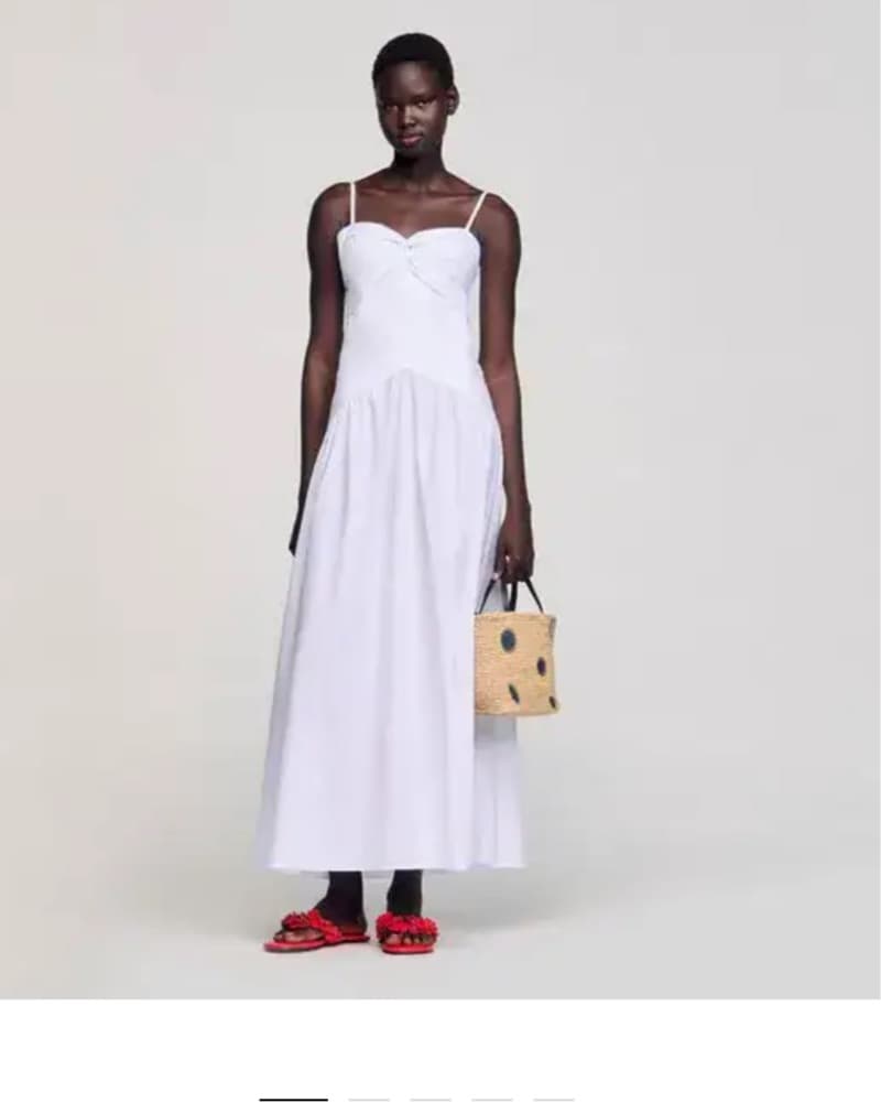Sandro Bustier Maxi Dress - Image 3