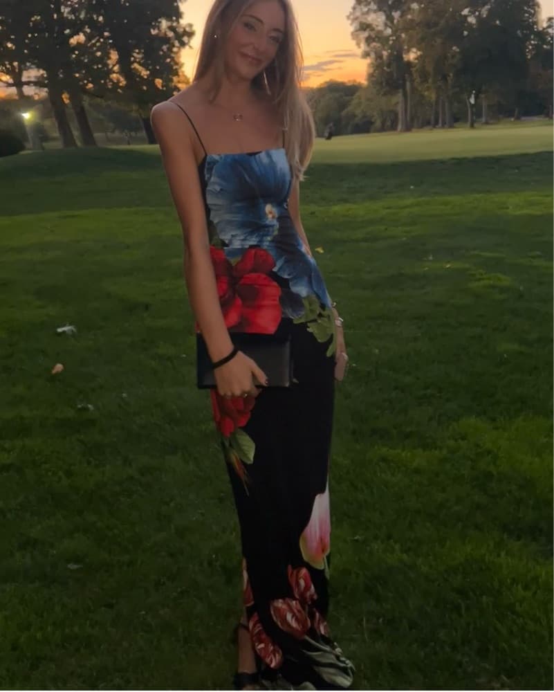 Alice and Olivia Long Floral Dress - Image 1