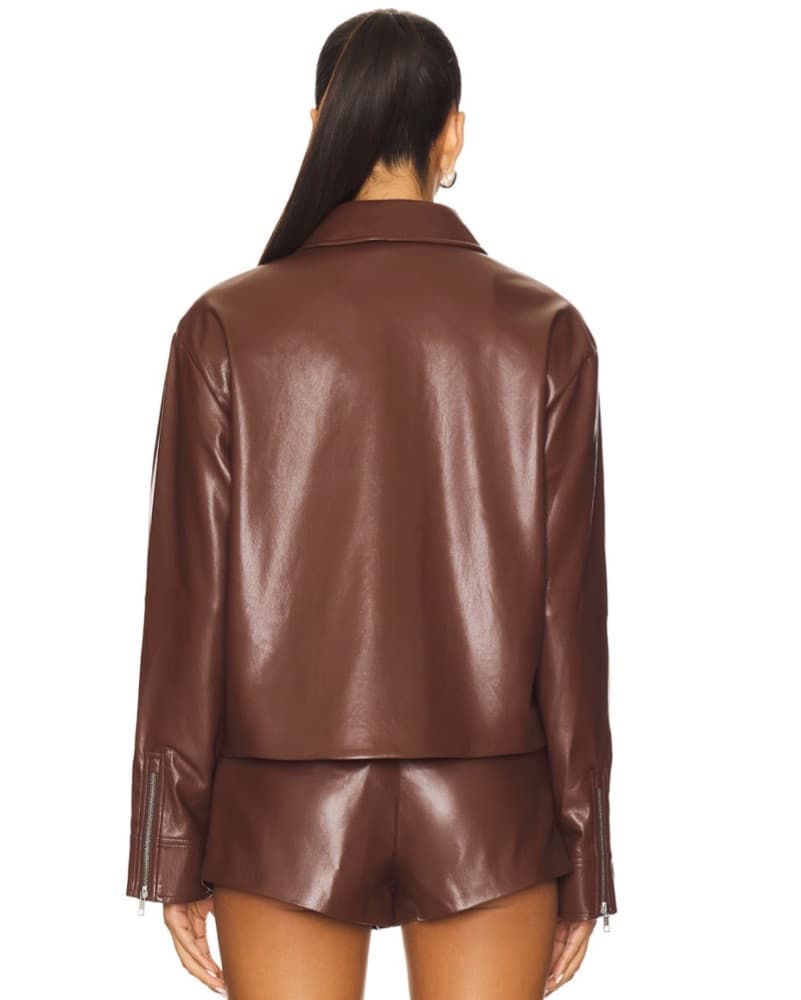 House of Harlow Leather Jacket - Image 3