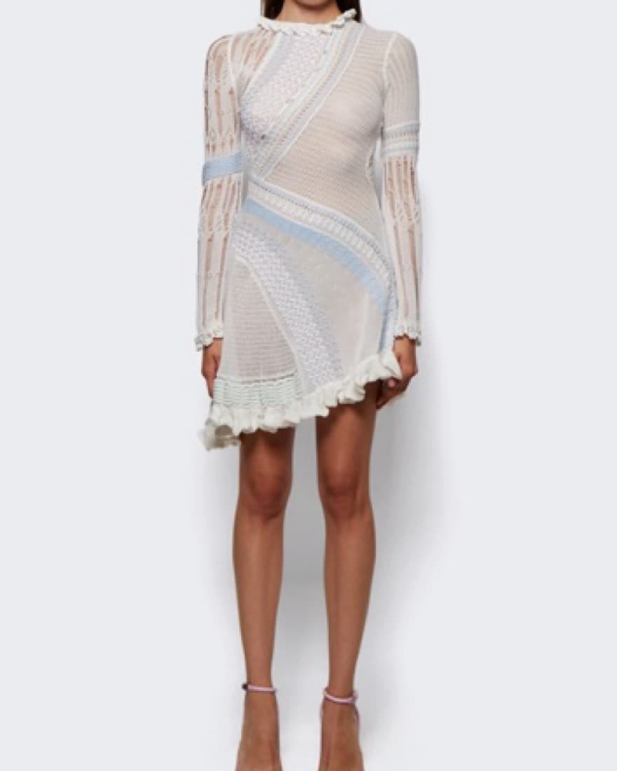 Roberta Einer ALI MINI DRESS - WHITE  - Image 2