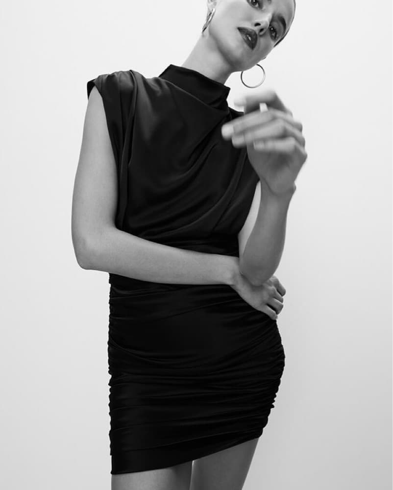 Aritzia Babaton Satin Dress - Image 1