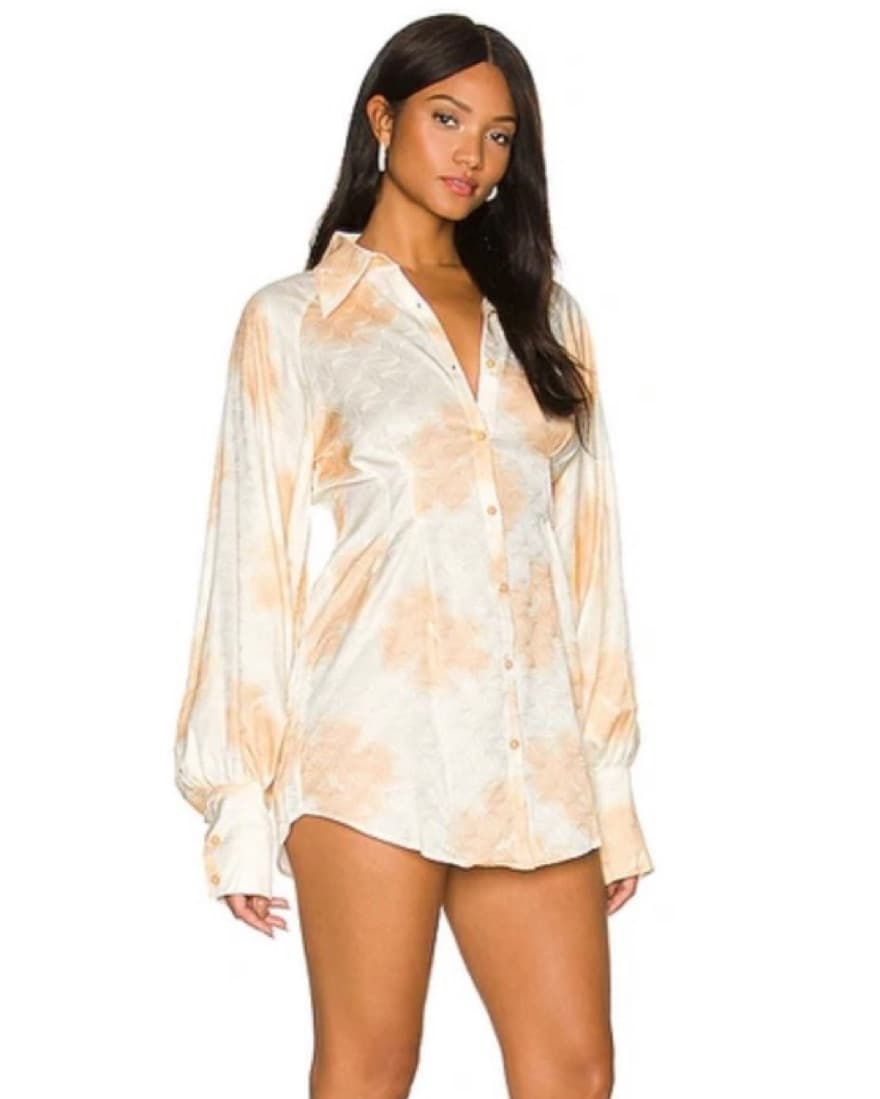 Kim Shui Silk Print Shirt Dress  - Image 3