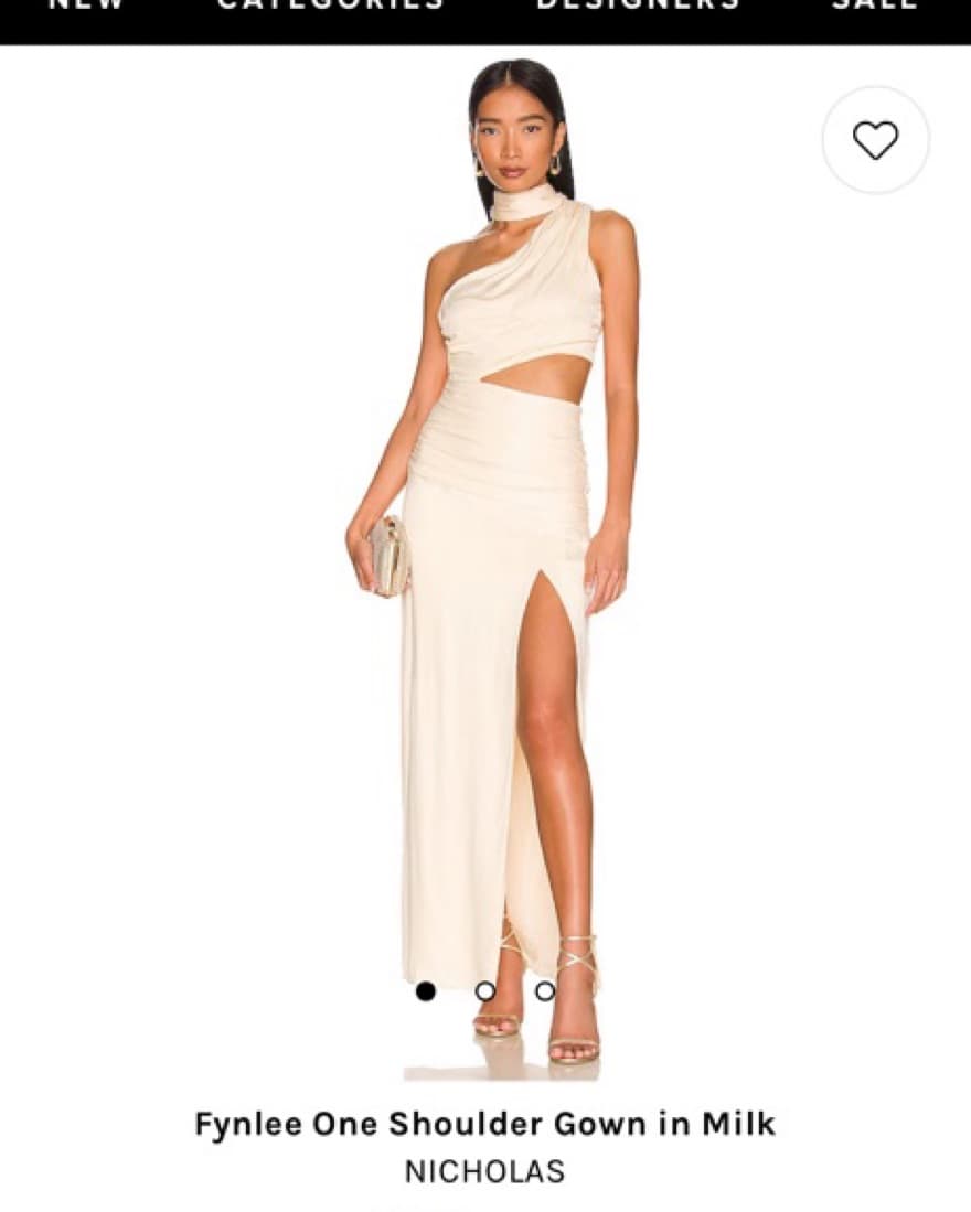 NICHOLAS Flynlee One Shoulder Gown - Image 3