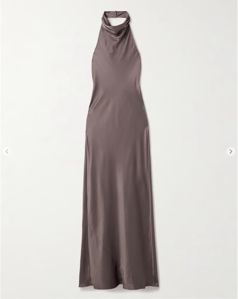 Anine Bing Eliana Dress In Iron - Image 1