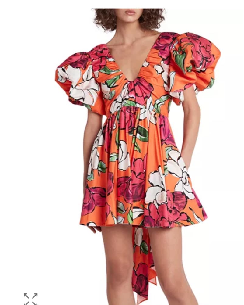 Aje Floral Mini Dress - Image 1