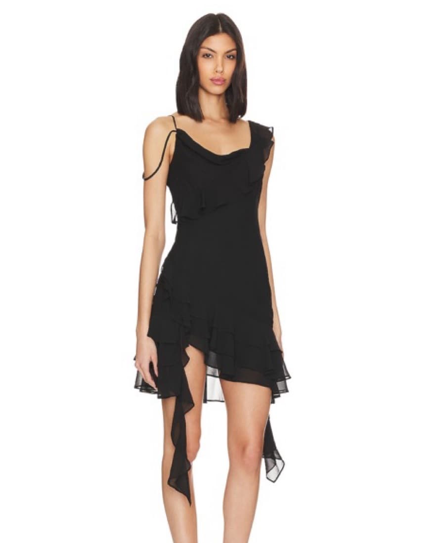 Dua Midi Dress In Black - Image 2