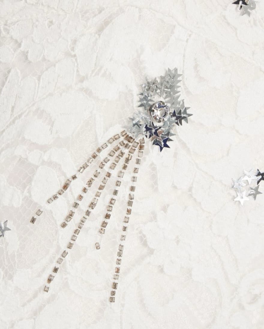 LOVESHACKFANCY Celestia embellished cott - Image 5