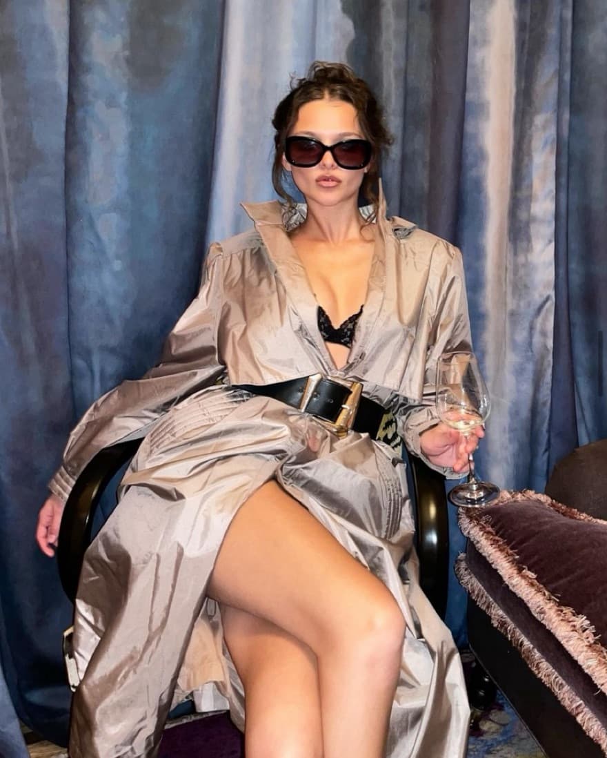 Iconic Vintage Trench Dress - Image 1