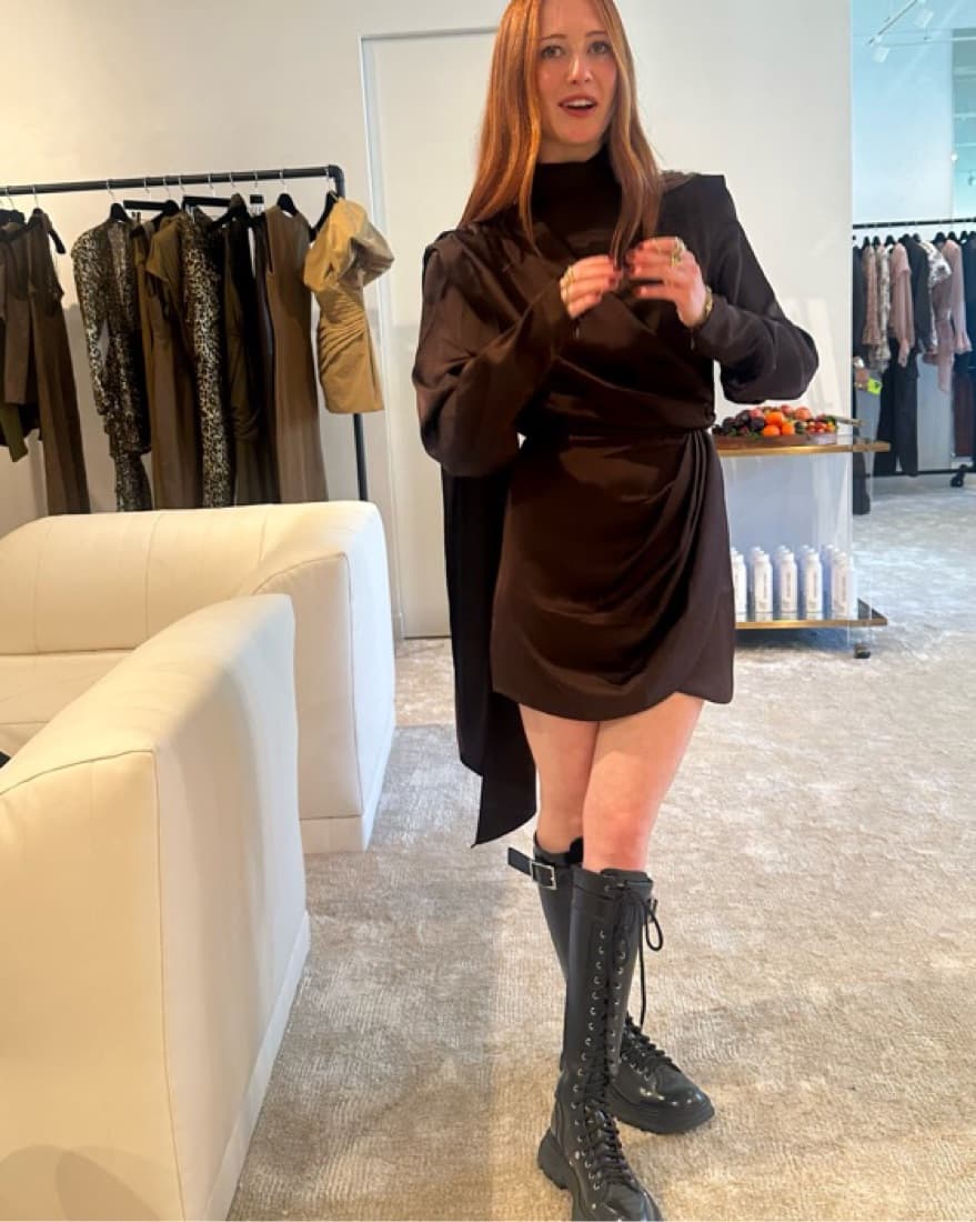 Ronny Kobo Bianca dress small  - Image 2