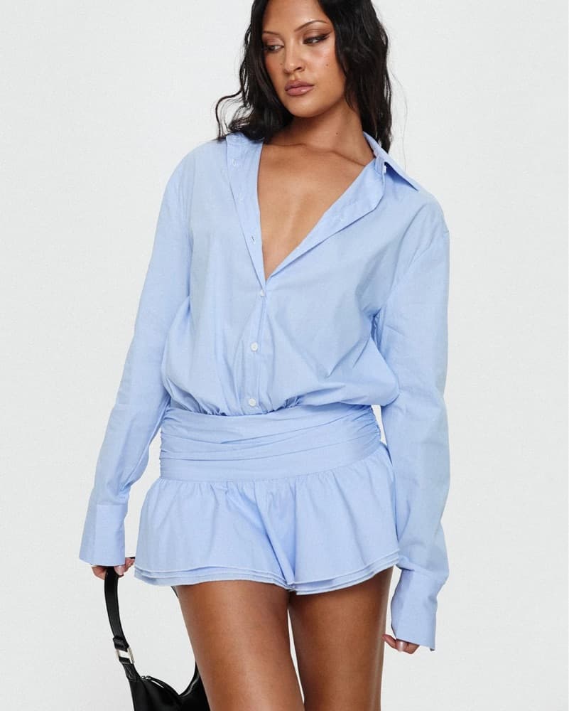 Sold Out Blue Mini Dress - Image 1