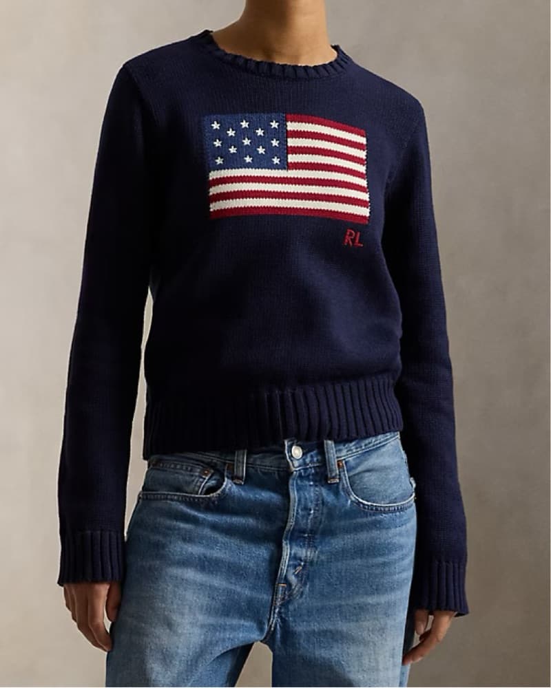 Ralph Lauren American Flag Sweater - Image 1