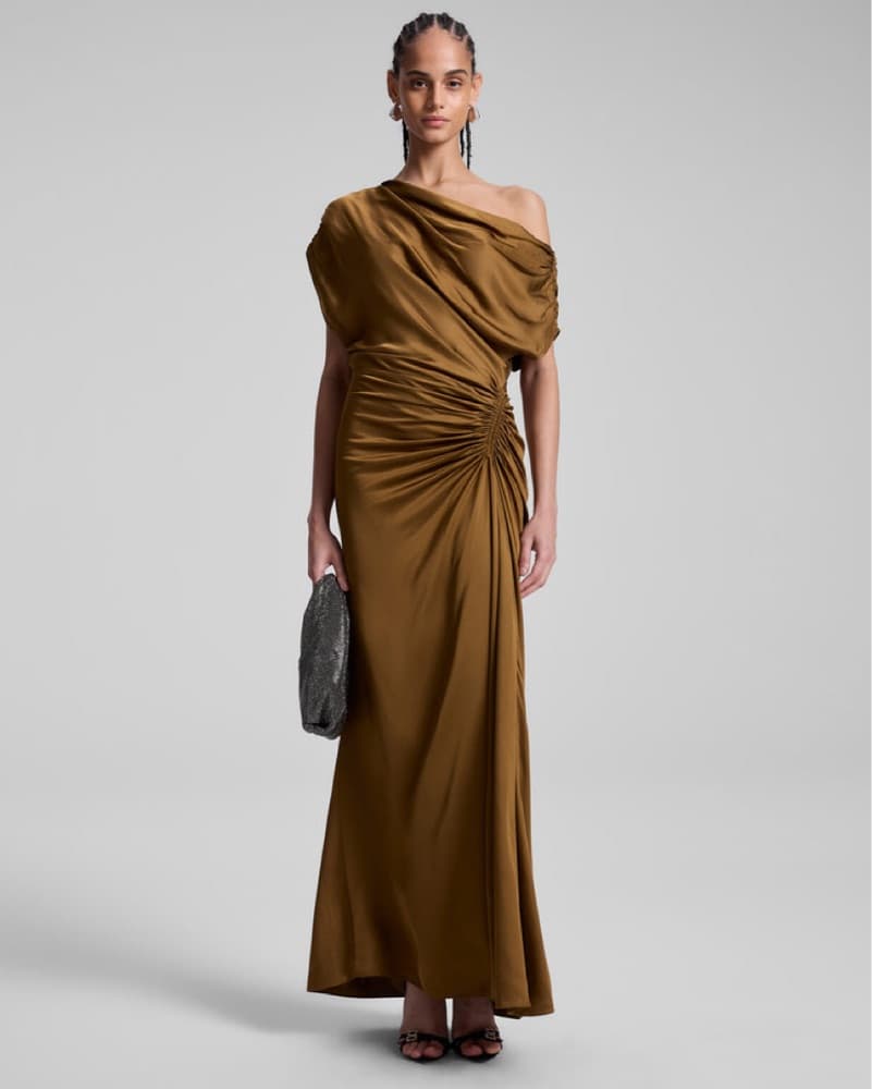 ALC Penny Dress In Mocha - Image 1