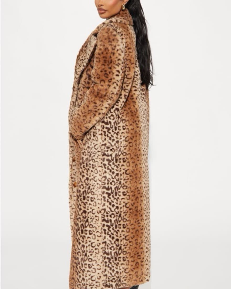 Captivating Leopard Trench Coat - Image 3