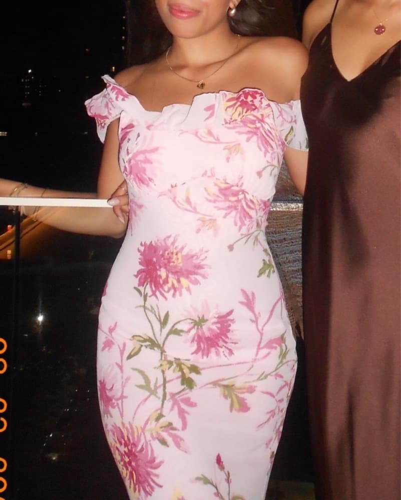 Tripoli Reformation Maxi Pink dress - Image 4