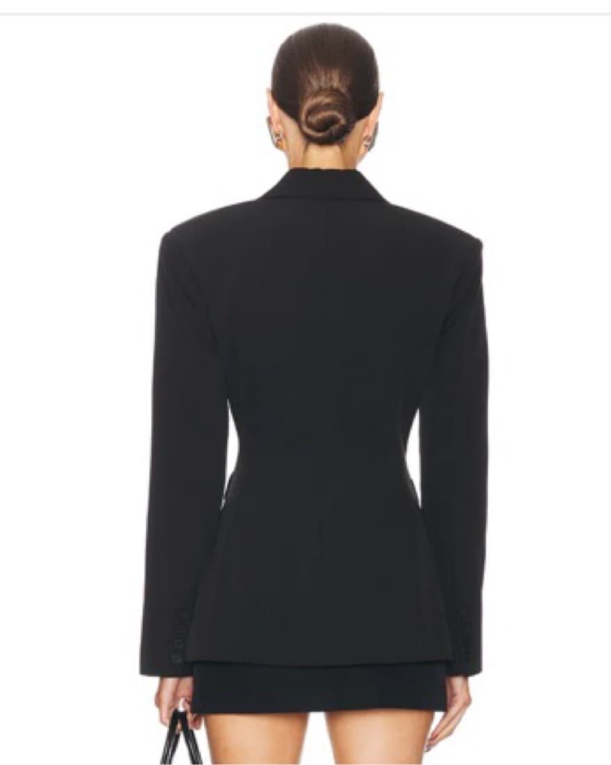 Helsa S Curve Black Blazer Size Small - Image 3