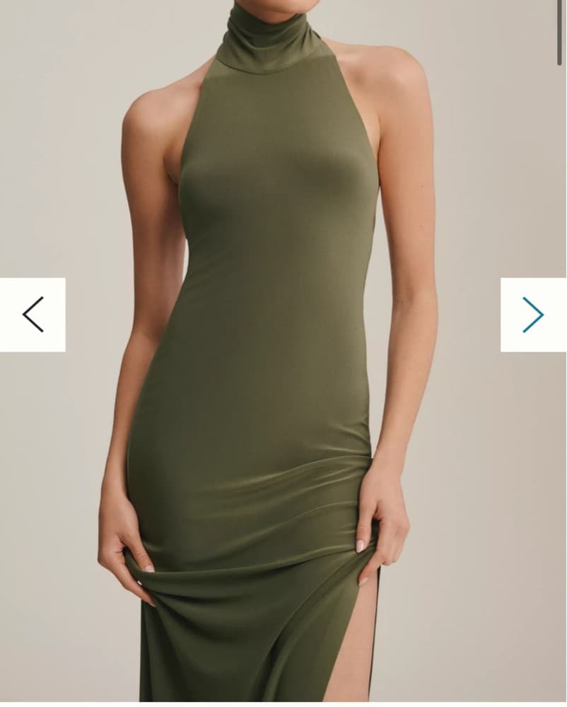 Norma Kamali Halter Dress - Image 1