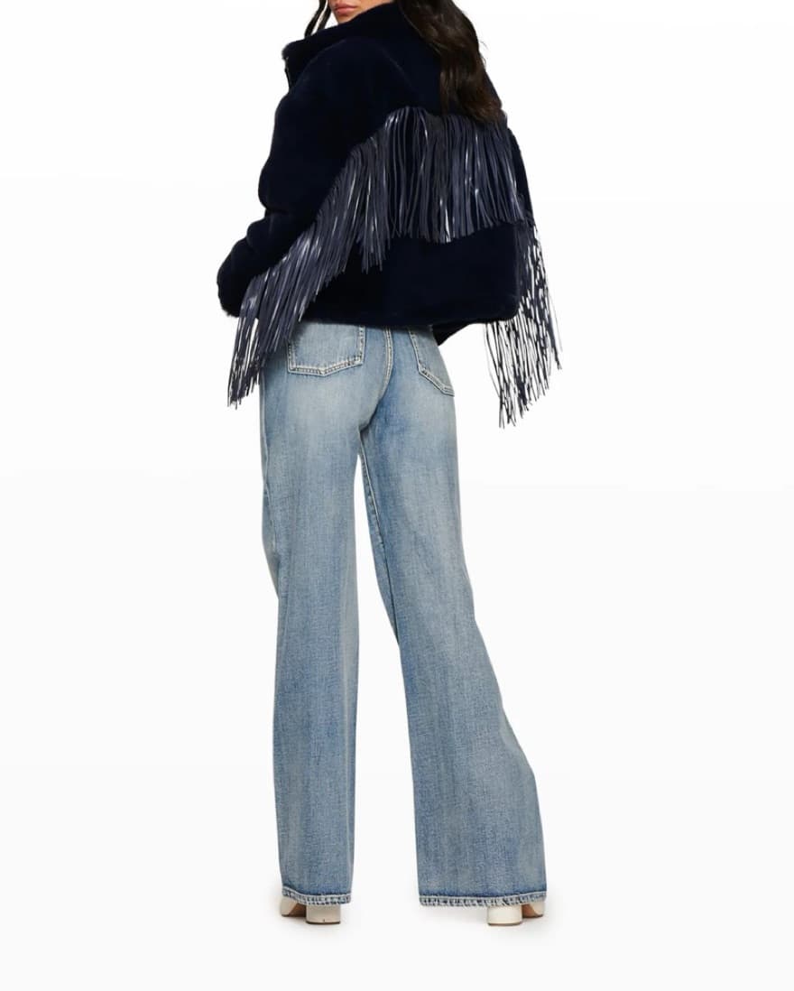 Faux Fur Frindge Coat - Image 2