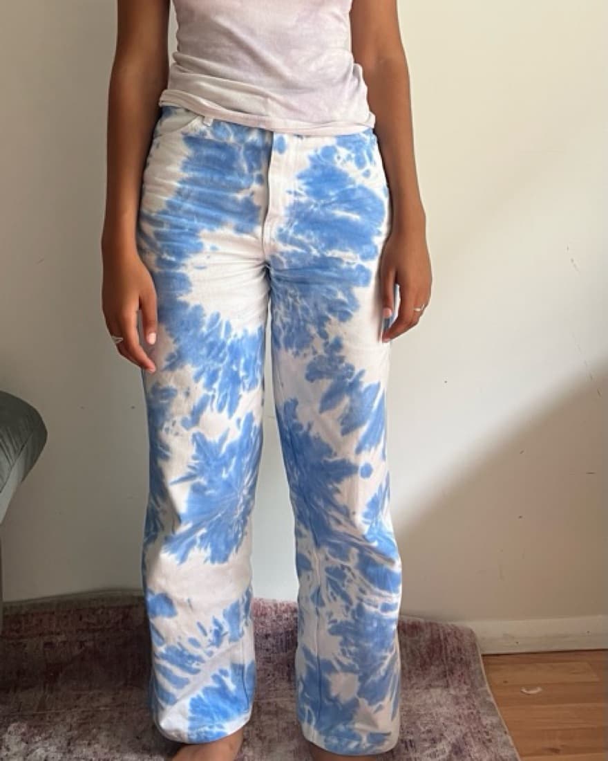 Holiday the Label Blue Tye Dye Pants - Image 3